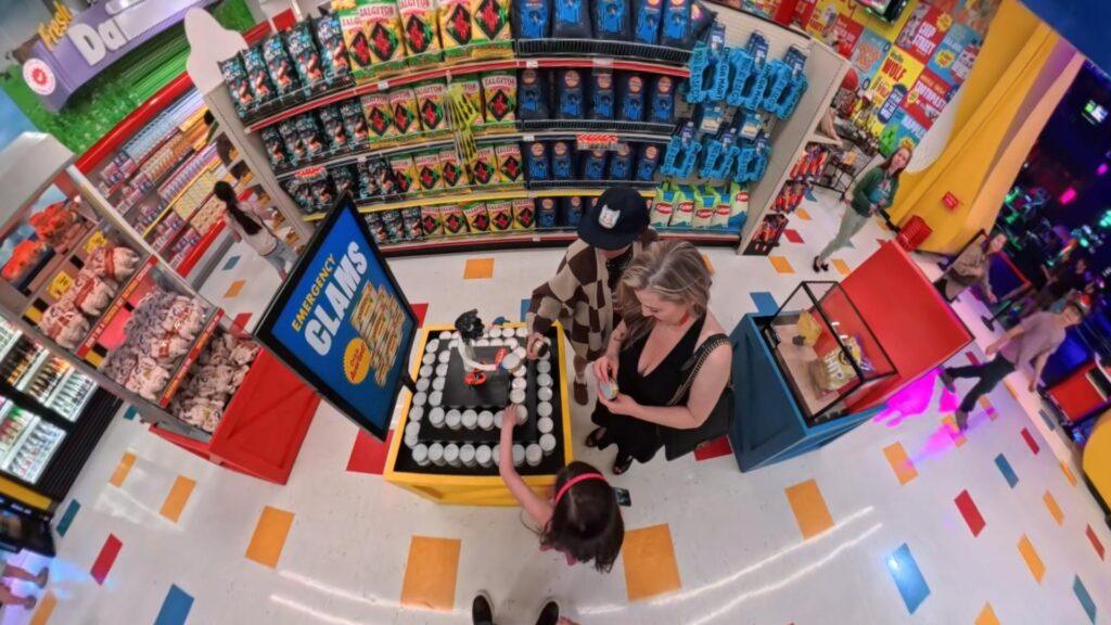 Inside Omega Mart at Area 15.  Image by Dan Sattel