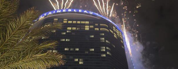 4th of July fireworks at Fontainebleau Las Vegas.