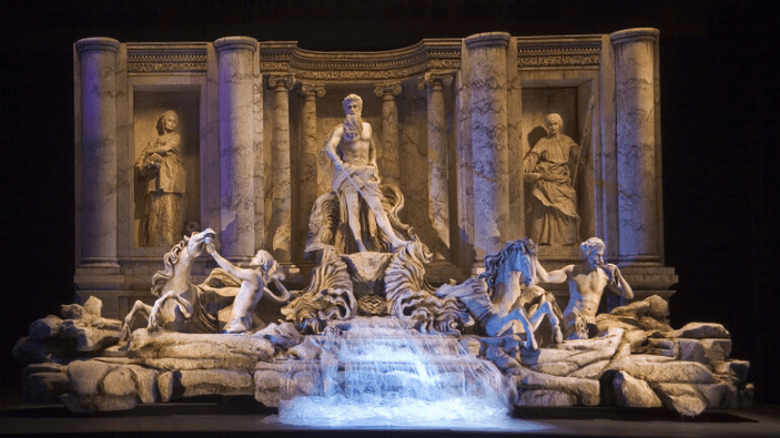 Trevi Fountain recreated at Pageant of the Masters.  Image c/o Pageant of the Masters