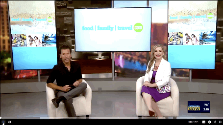 Christianne Klein and J.C. Fernandez on CBS Las Vegas. c/o CBS Las Vegas