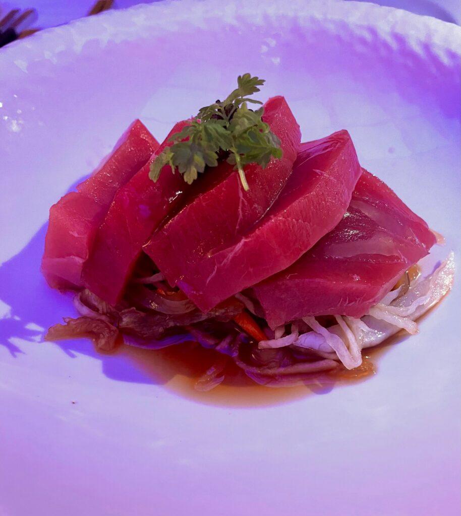 Bluefin Tuna Sashimi.  Image by Christianne Klein