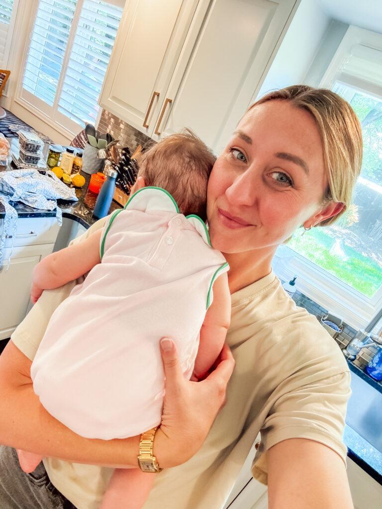 Katherine cooking with Adeline.  Image by Katherine Rose Woller