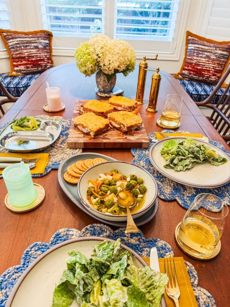 The finished meal.  Image by Katherine Rose Woller