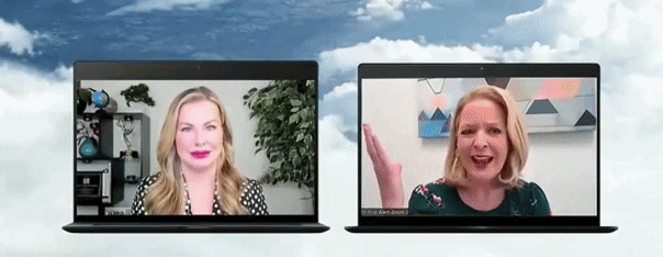 Christianne Klein talking with CBS St Louis' Heather Sullivan about how to spot the best travel deals this fall.  Image c/o CBS St. Louis