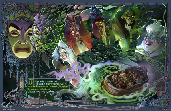 Villains Land Walt Disney World Concept Art c/o Disney Experiences