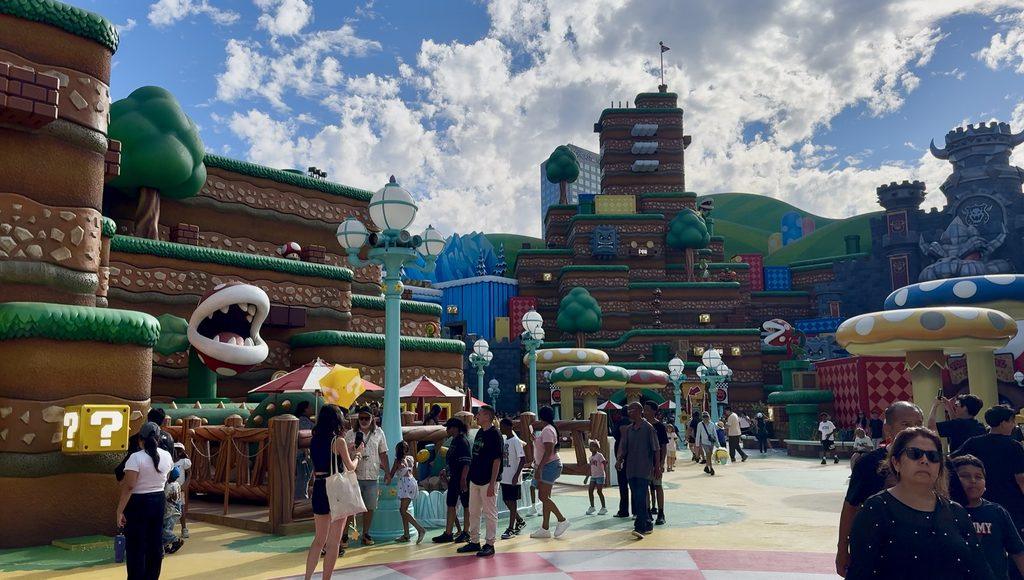 Super Nintendo World at Universal Studios Hollywood. Image by Christianne Klein