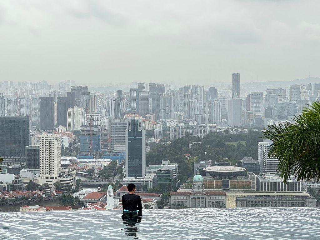 The view from Spago, Marina Bay Sands Singapore. Image by Christianne Klein